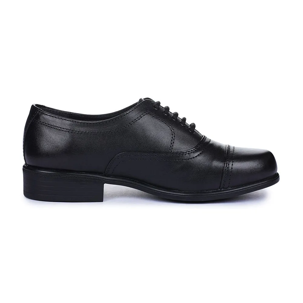Sleek Style Fortune Black Classic Oxford Shoes For Men 7168-03 By Liberty