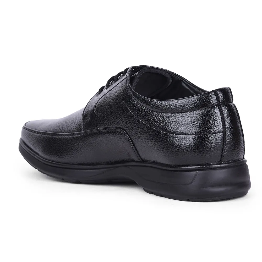 Step Light Cold Season Fortune Black Formal Lacing Derby Shoes For Men HOL-131E By Liberty