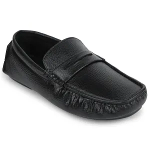 Fortune Black Formal Loafers For Men CLASSIK-2E By Liberty Event Walk