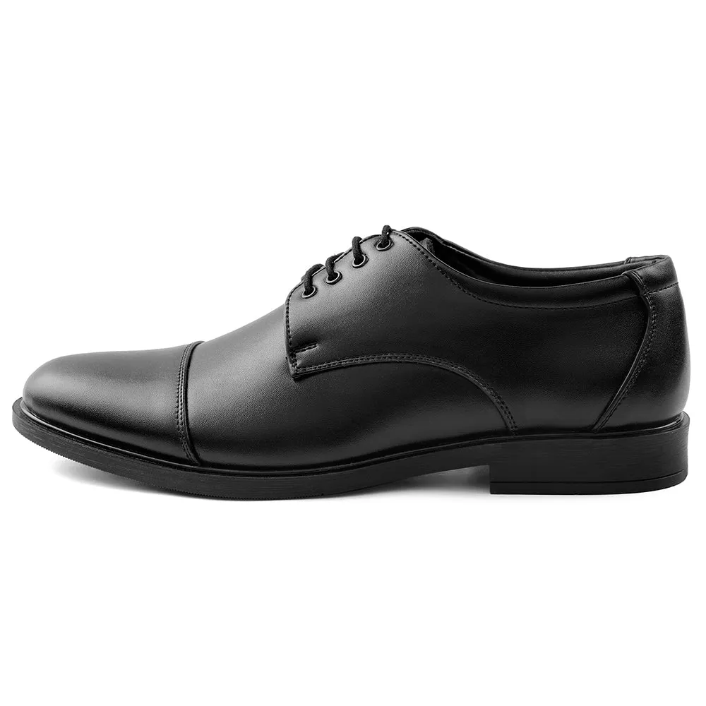 Fortune Black Lacing Formal Oxford Shoes For Men HML-13E By Liberty Everyday Wear