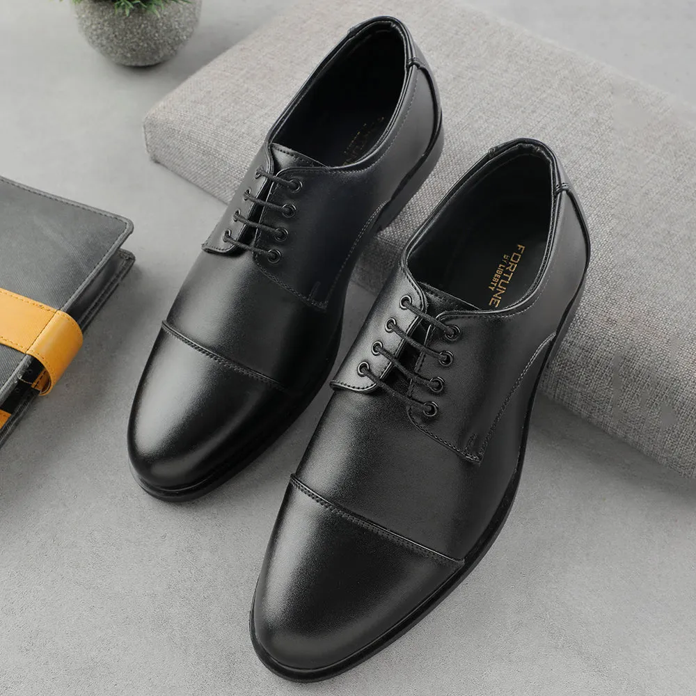 Boardroom Oxfords Comfy Wear Fortune Black Lacing Formal Oxford Shoes For Men HML-13E By Liberty