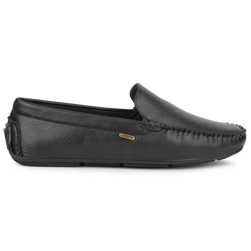 Soft Dash Fortune Brown Casual Loafers For Men AVL-4 By Liberty