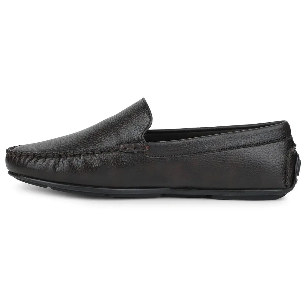 Fortune Brown Casual Loafers For Men AVL-4 By Liberty Neat Step
