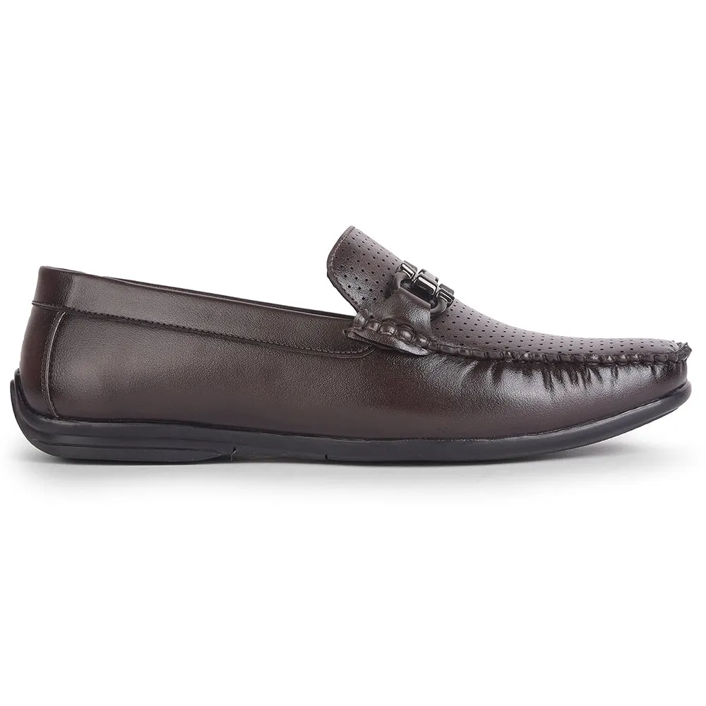 Fortune Brown Casual Loafers For Men HML-10E By Liberty summer breeze