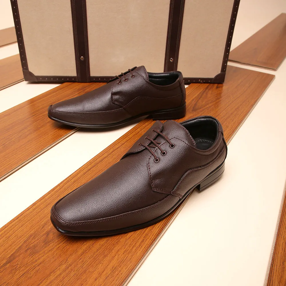 Smooth Fit Easy Fit Fortune (Brown) Classic Oxford Shoes For Men HOL-14 By Liberty