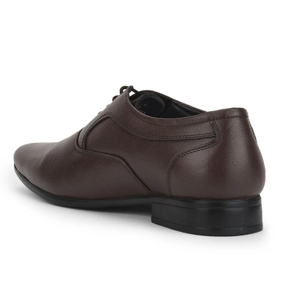 Autumn Wear Breathable mesh Fortune (Brown) Formal Lace Up Derby Shoes For Men Hll-1 By Liberty