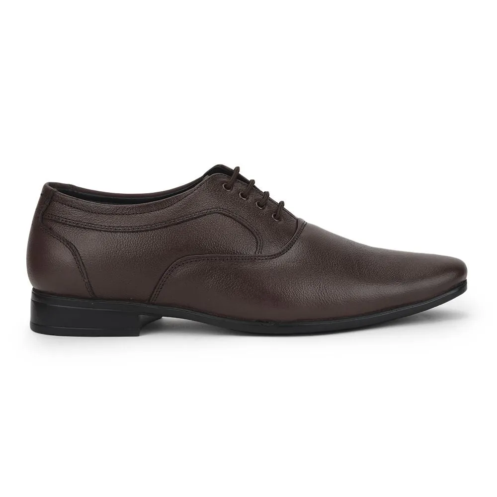 Fortune (Brown) Formal Lace Up Derby Shoes For Men Hll-1 By Liberty Premium Quality
