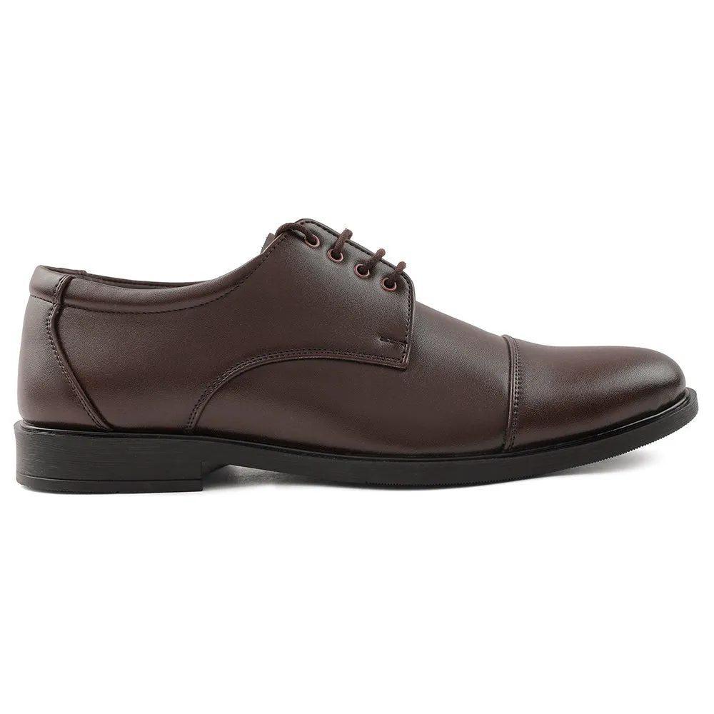 Quick Fashion Shoes Fortune Brown Lacing Formal Oxford Shoes For Men HML-13E By Liberty