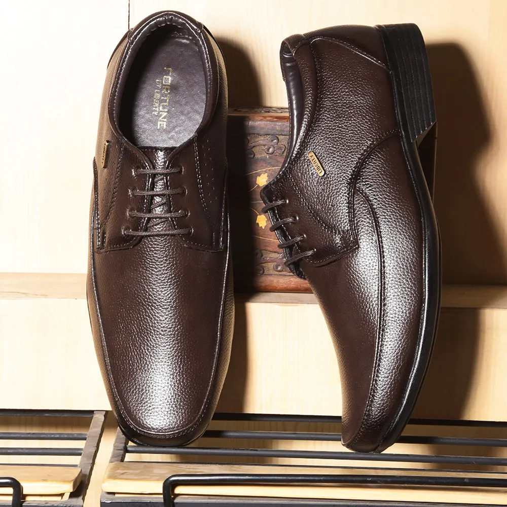 Fortune By Liberty HIL-10 Formal Derby Shoes For Men - Brown elegant design