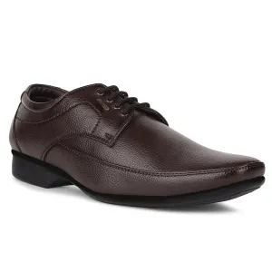 Cold Weather Functional Pick Fortune By Liberty HIL-7 Formal Derby Shoes For Men - Brown