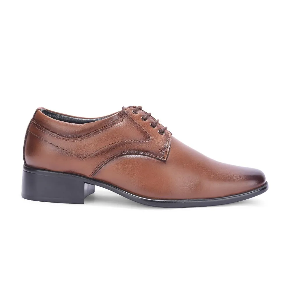 Fortune By Liberty Men HIL-3 Tan Formal Lacing Derby Shoes Gentle Walk