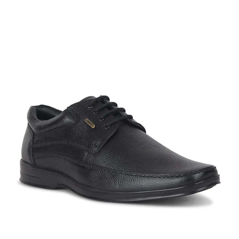 Fortune by Liberty Men LOM-602 Black Formal Lacing Derby Shoes Urban Commute