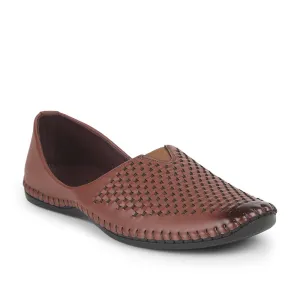Cool Stride Ground Guard Fortune Tan Casual Mojari Loafers Shoes For Men AVN-40 By Liberty