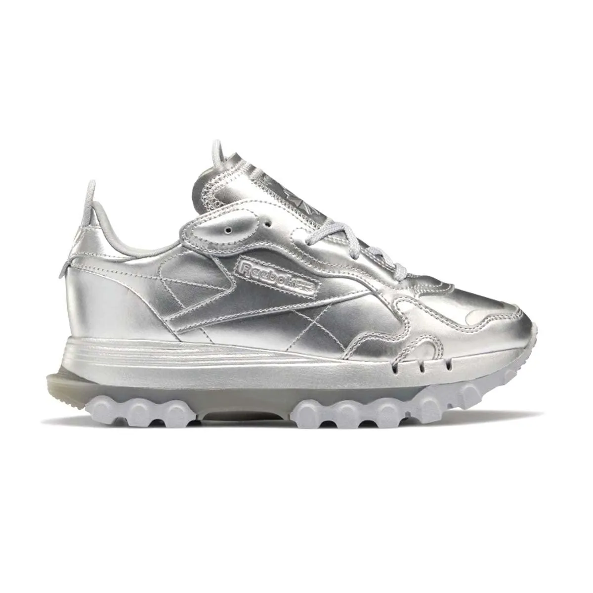   Cardi B Wmns Classic Leather 'Silver' Meal Go Tidy Finish