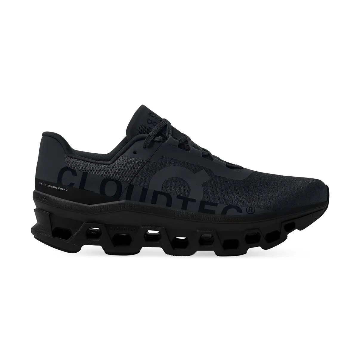 Cloudmonster 'All Black' Structured Pace Kick Style