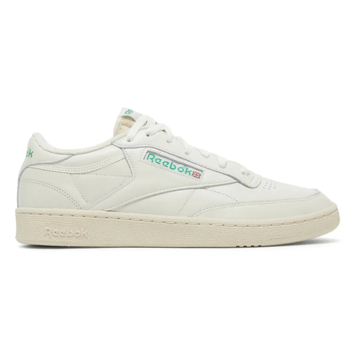 waterproof Natural Support Reebok Men's Club C 85 Vintage Chalk/Paperwhite/Glen Green