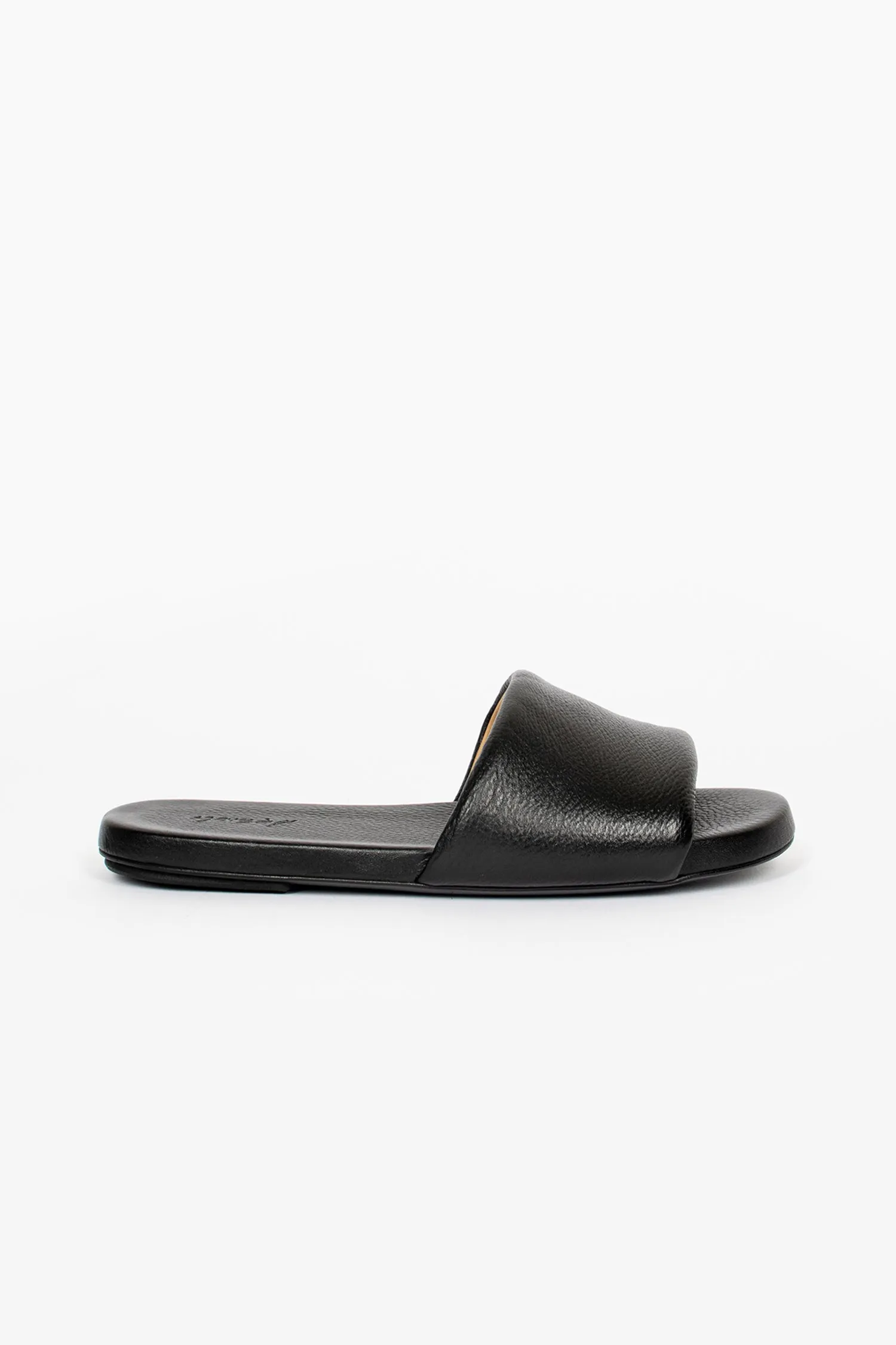 Spanciata Slide Sandal Black Tidy Fit Built Soft