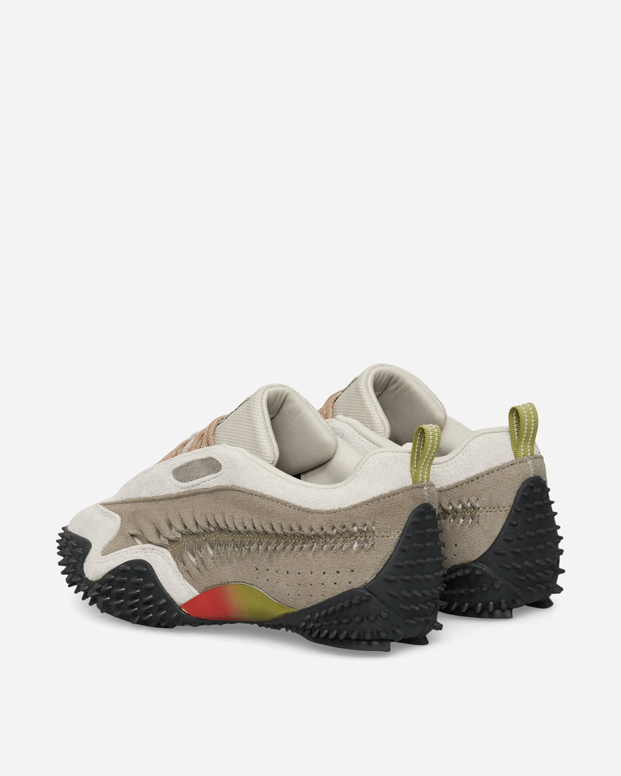 ARIES Mostro Craft Sneakers Ecru / Mouse Gray Comfortable Design Shoes