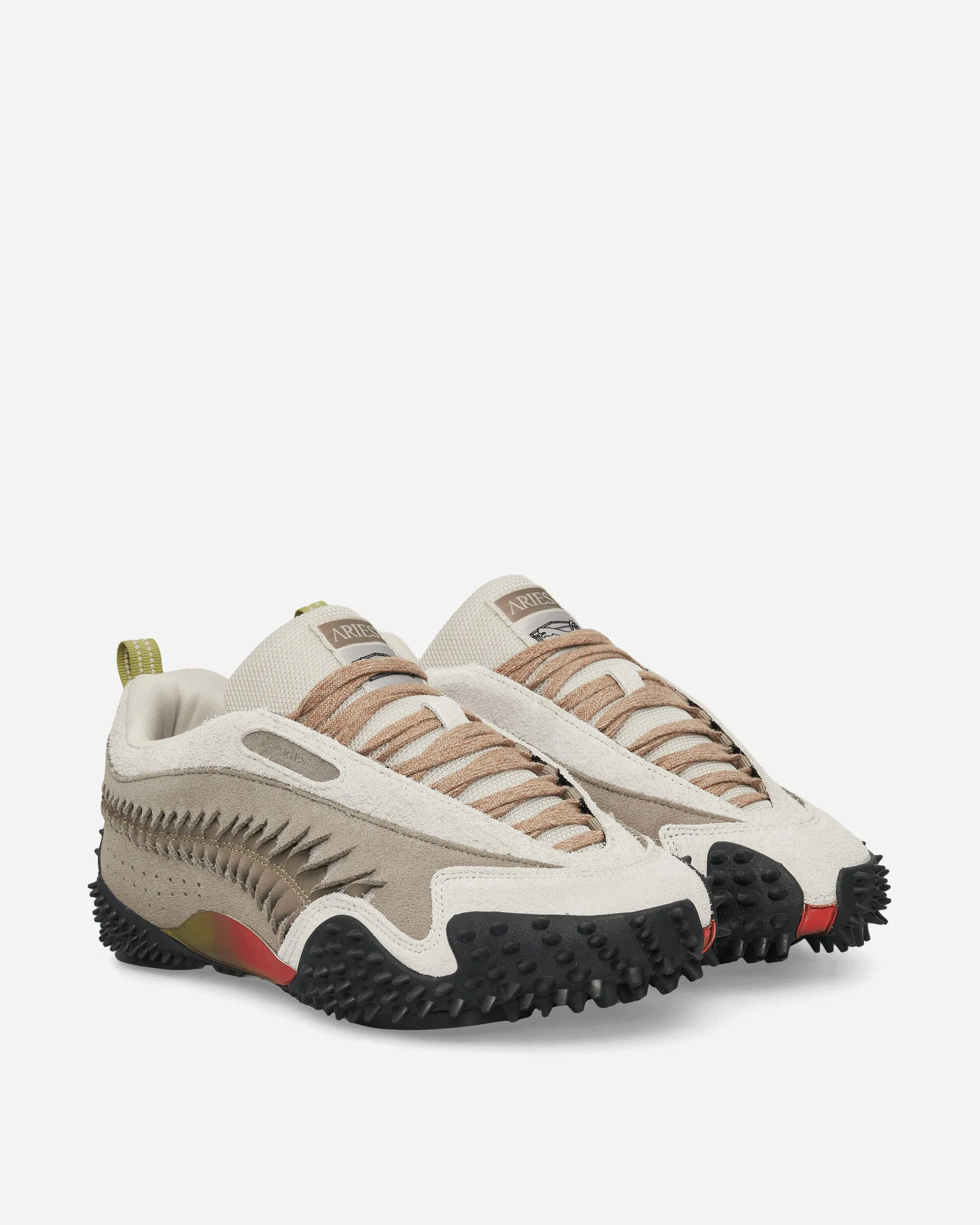 ARIES Mostro Craft Sneakers Ecru / Mouse Gray Home Wear Chill Vibes