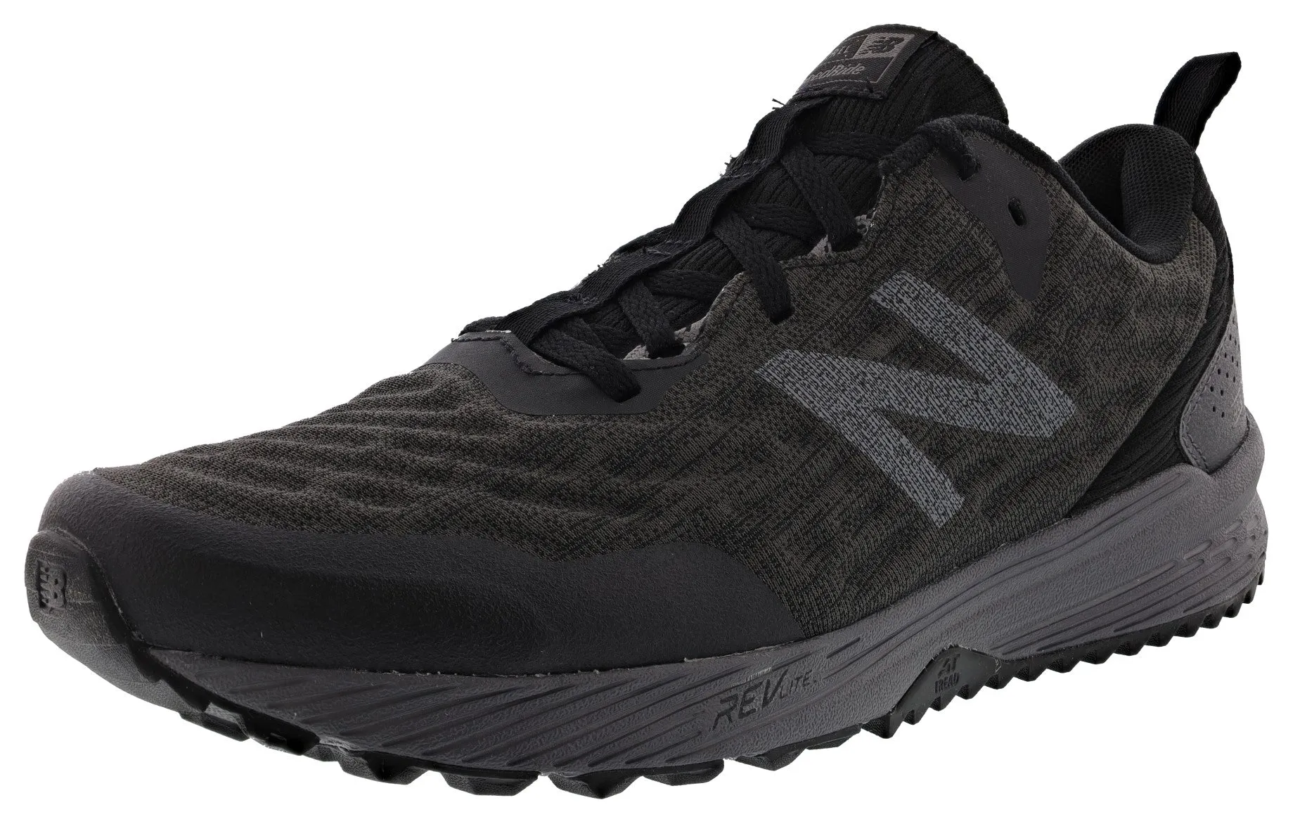 Grippy Sole Square Toe New Balance Nitrel V3 Men Lightweight Trail Running Shoes