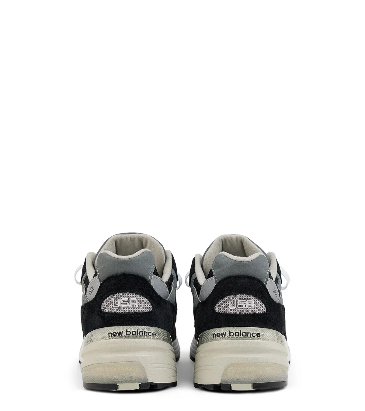 New Balance Made In USA 992 Black All-weather look