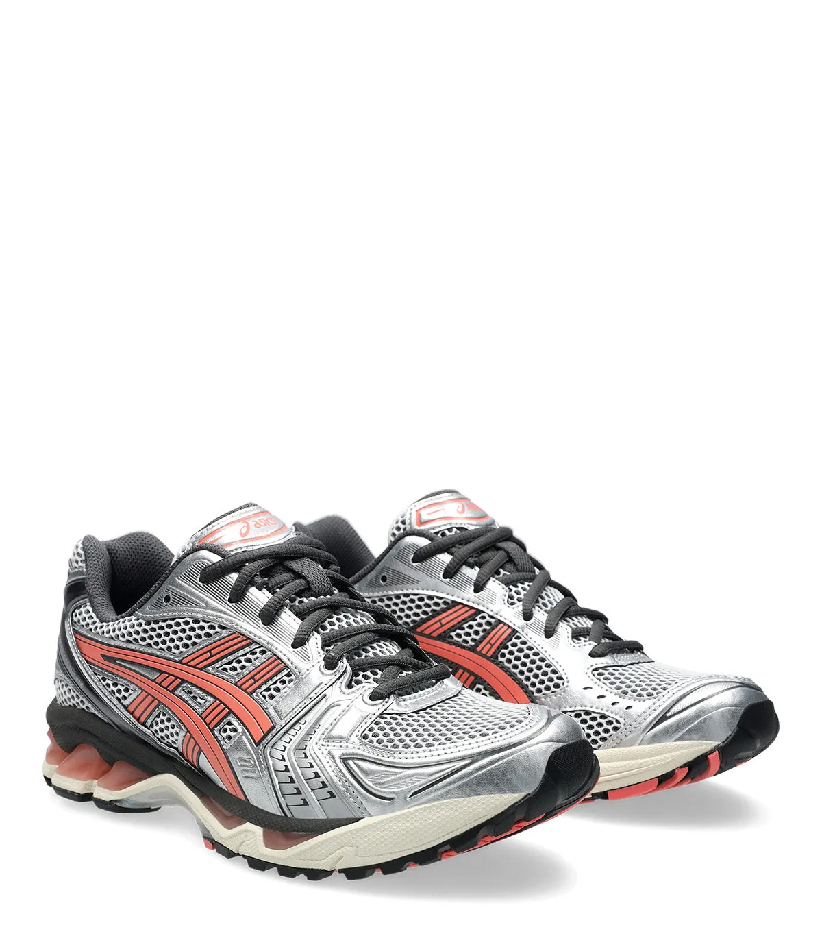 Glam silhouette perforated design ASICS Gel-Kayano 14 White Papaya