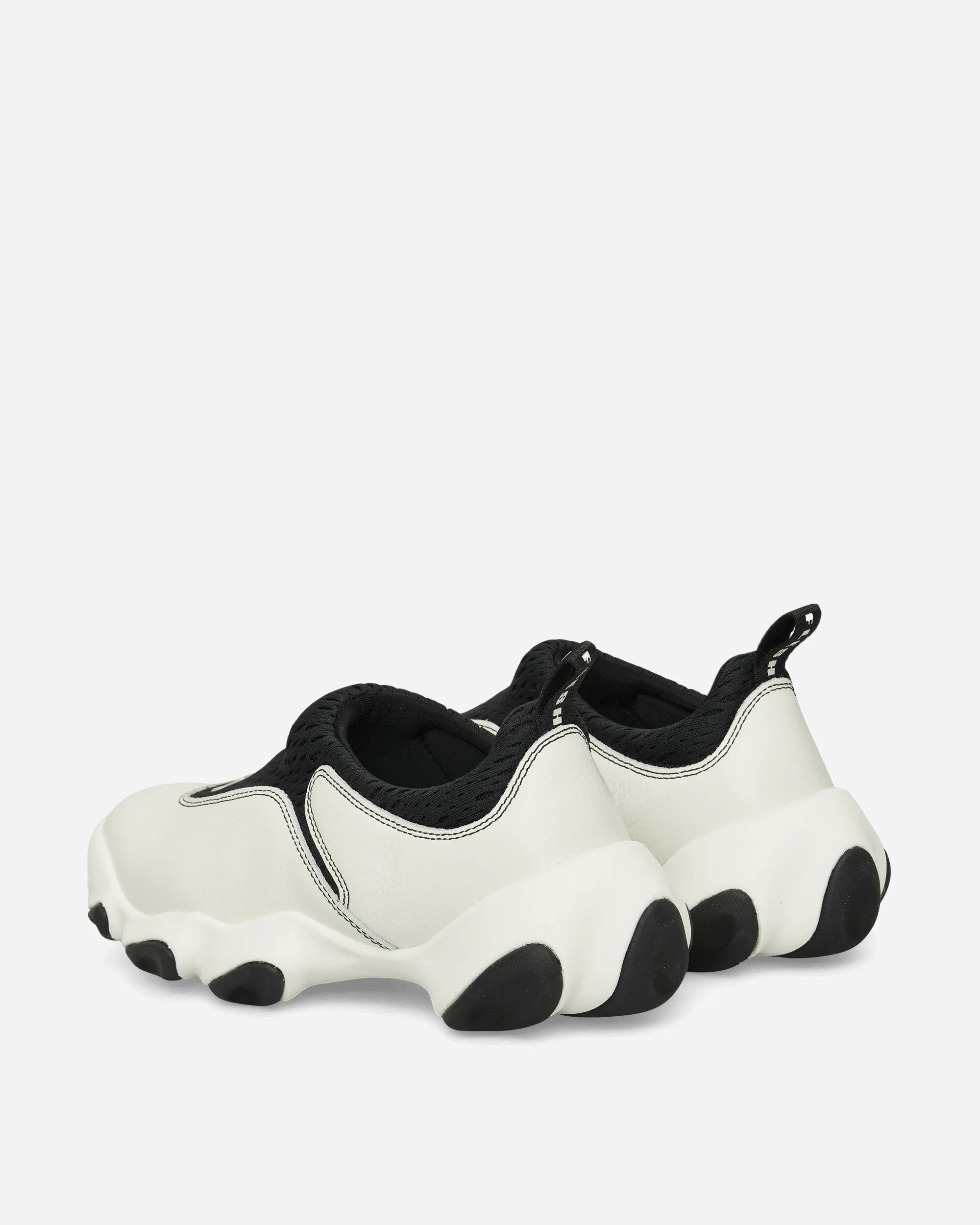 Full Grain Leather Flesh Sneakers Lucent White Storm Jog On Foot