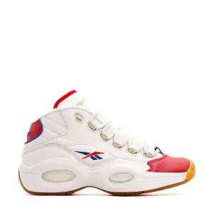 Flex Zones Construction Impact Reduction System Reebok Classics Basketball Men Question Mid Allen Iverson White Red Blue GZ7099