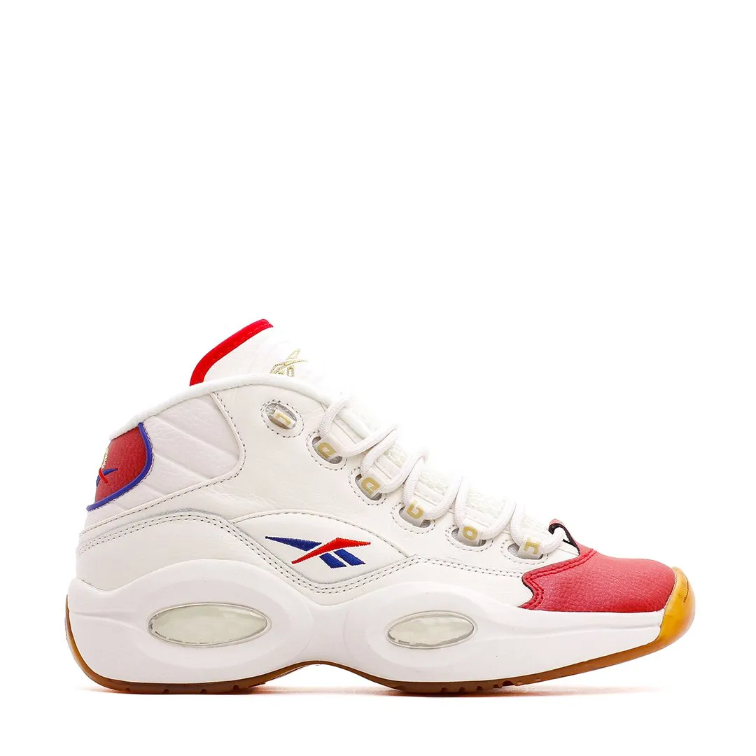 Flex Zones Construction Impact Reduction System Reebok Classics Basketball Men Question Mid Allen Iverson White Red Blue GZ7099