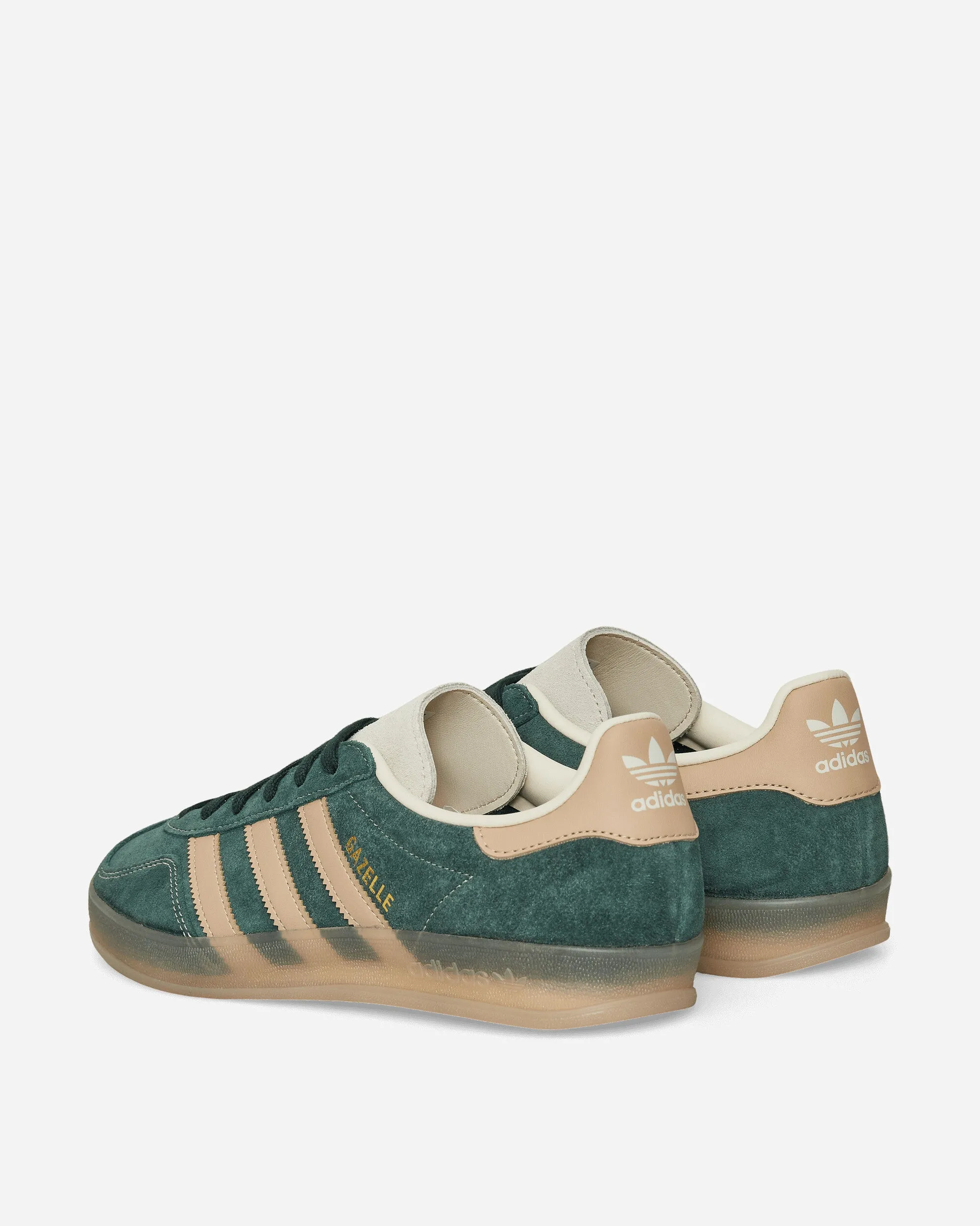 Cushioned Zip Free Gazelle Indoor Sneakers Shadow Green / Warm Sandstone
