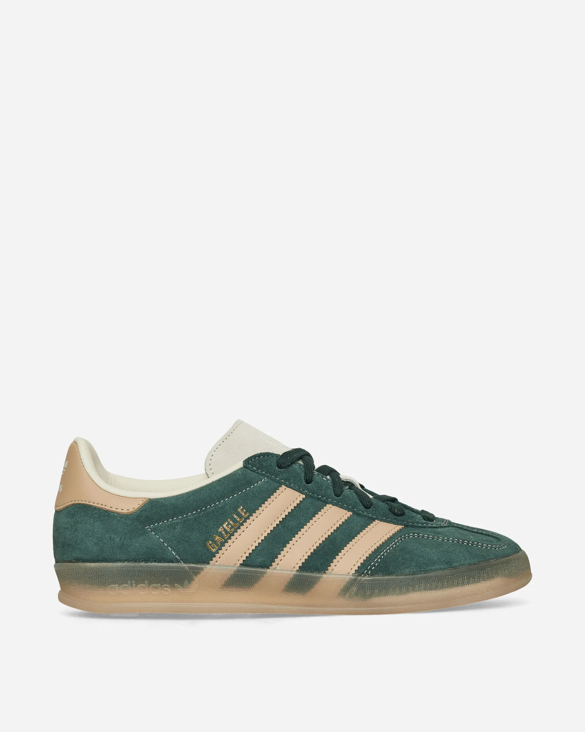 Suede Material Comfort padding design Gazelle Indoor Sneakers Shadow Green / Warm Sandstone