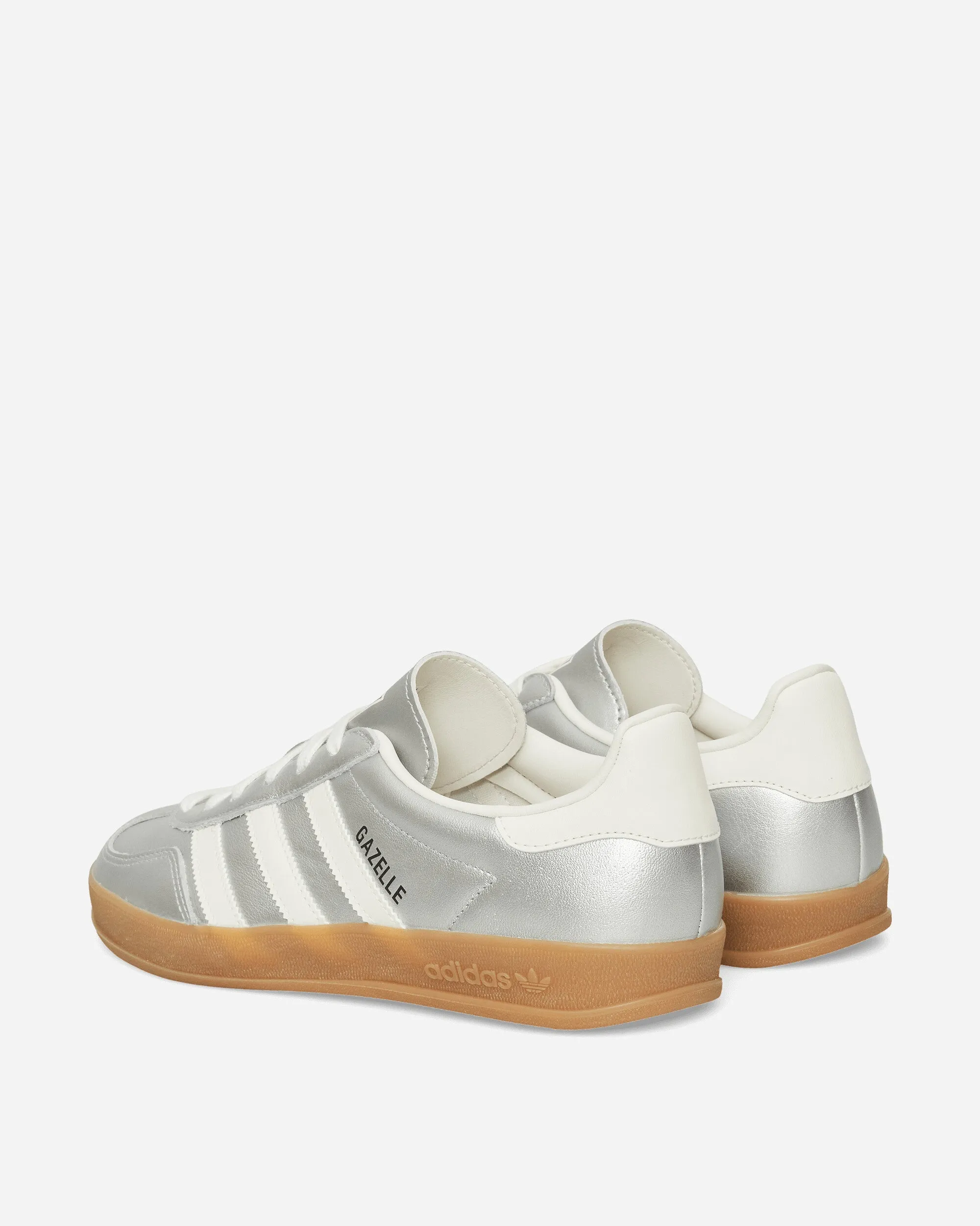 Balanced Form Cool Look Gazelle Indoor Sneakers Silver Metallic / Core White