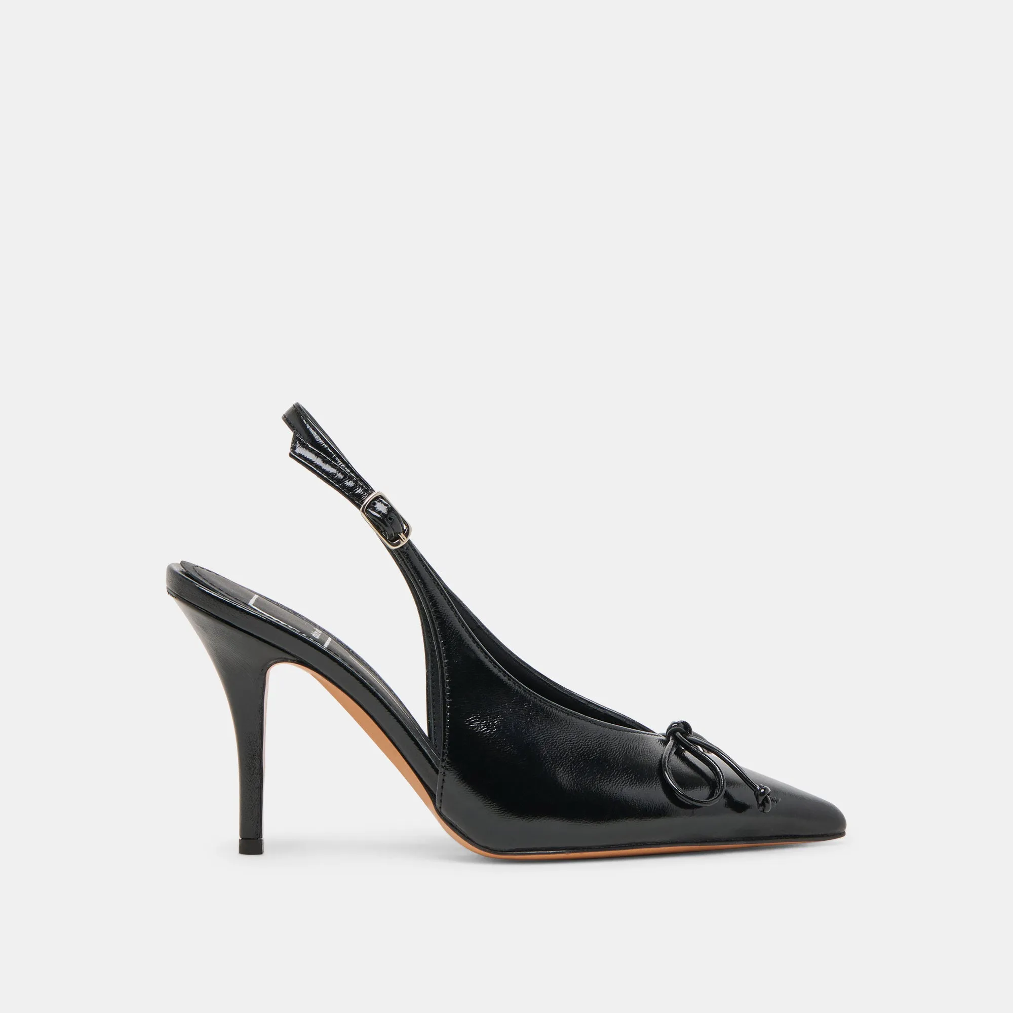 GEENA HEELS BLACK LEATHER platform