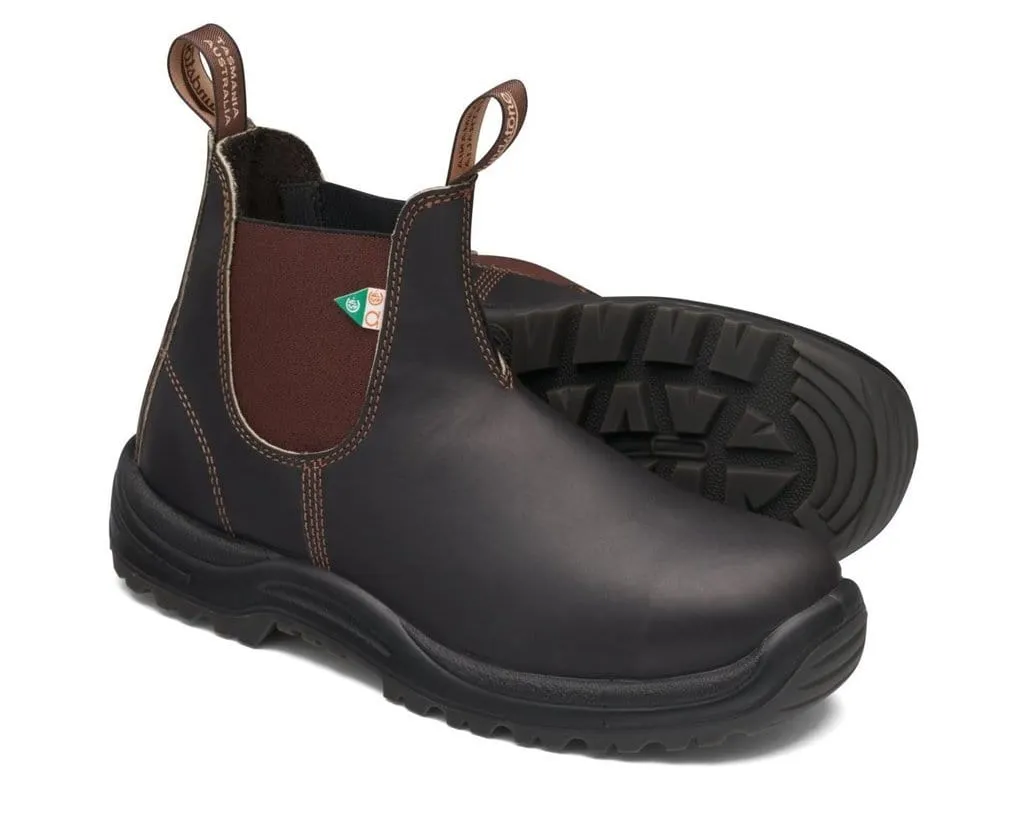 Blundstone 162 - Work & Safety - Stout Brown Comfortable Experience Slip   Resistant