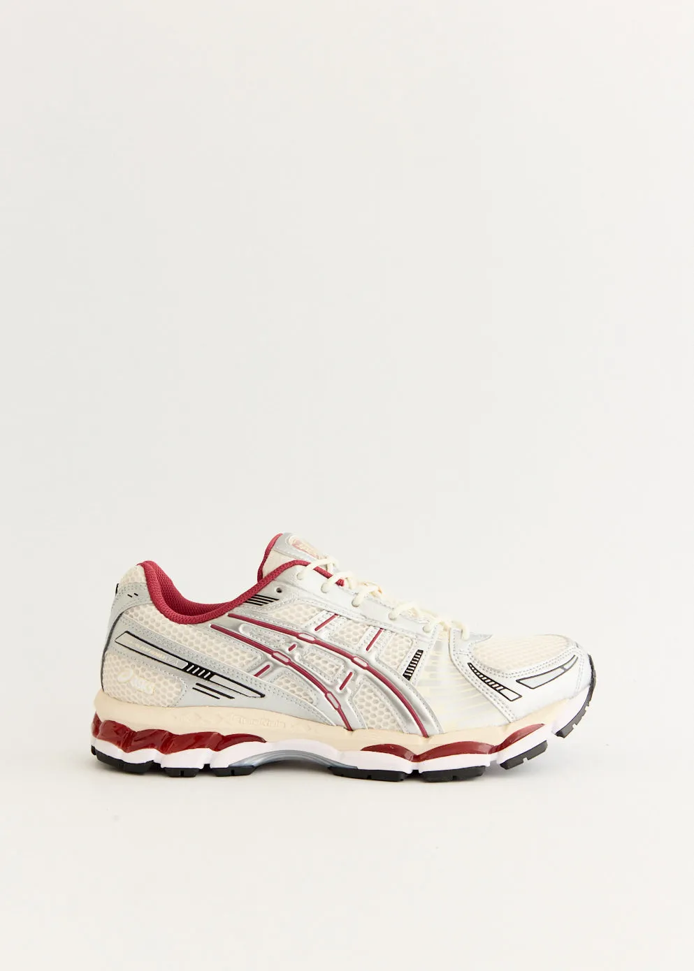 Gel-Kayano 12.1 'Cream Pure Silver' Sneakers Balanced Motion