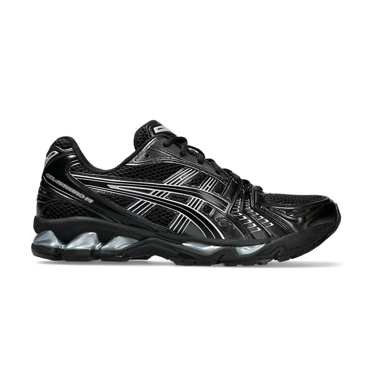 GEL-Kayano 14 'Black Pure Silver' Torsion System Motion Ready