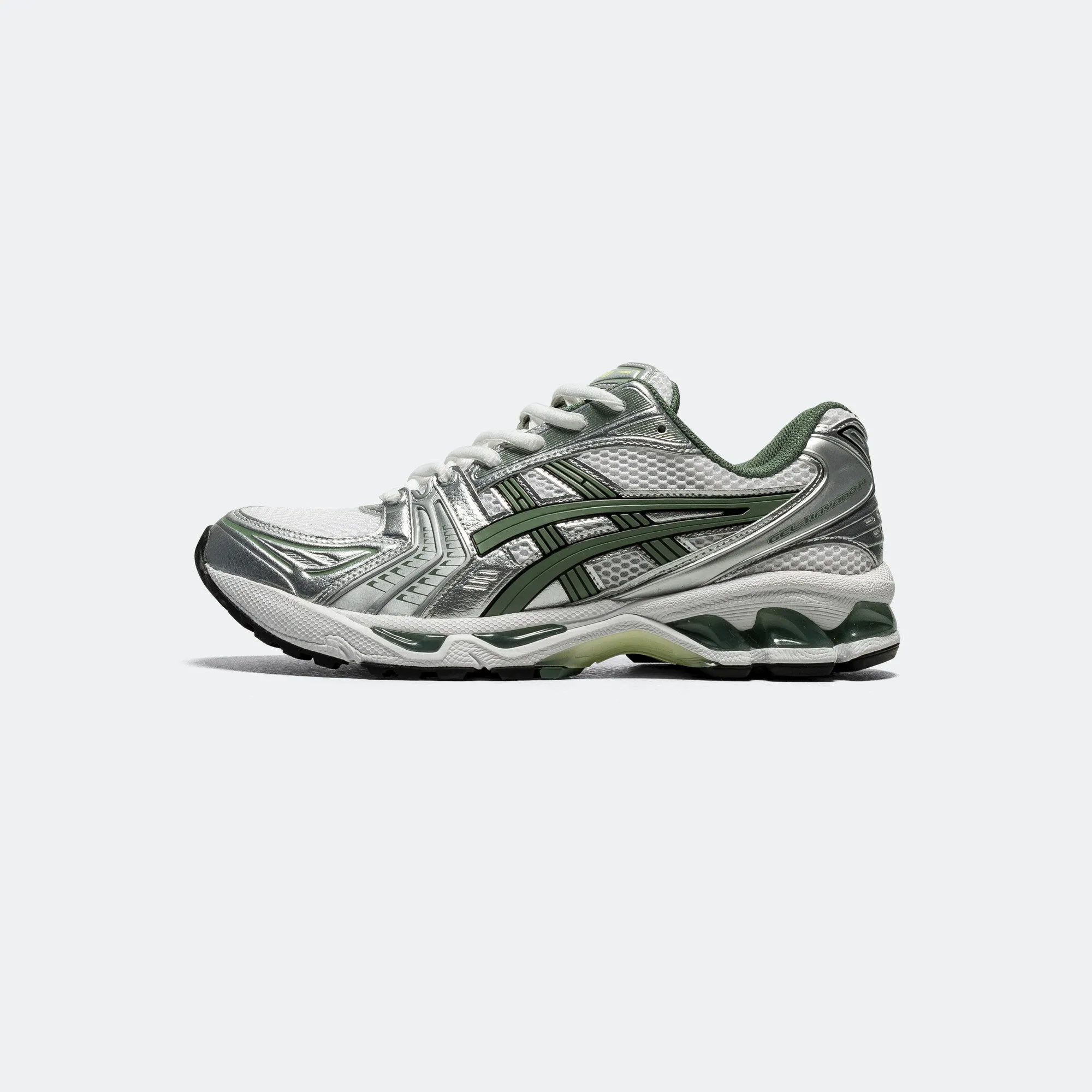 GEL-Kayano 14 - White/Slate Grey Ventilation Channel System Ready Anywhere