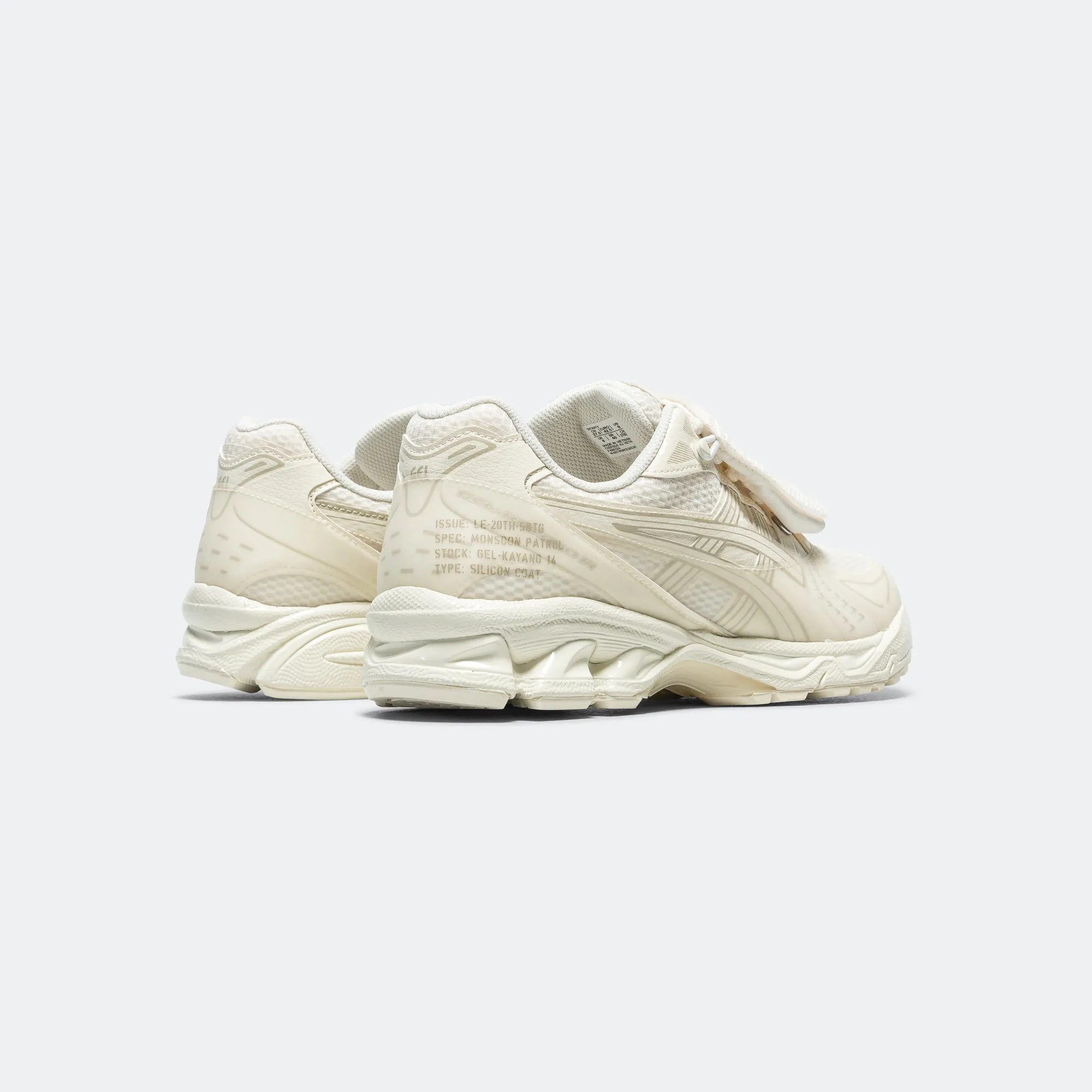 GEL-Kayano 14 x SBTG x Limited Edt - Cream Reinforced Toe Guard Anti Torsion Stability
