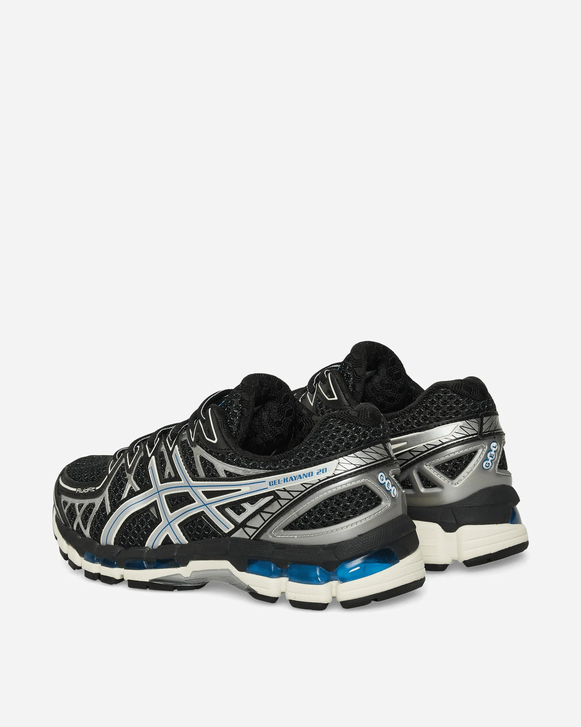GEL-Kayano 20 Sneakers Black / Pure Silver ShockAbsorbing Velcro Strap