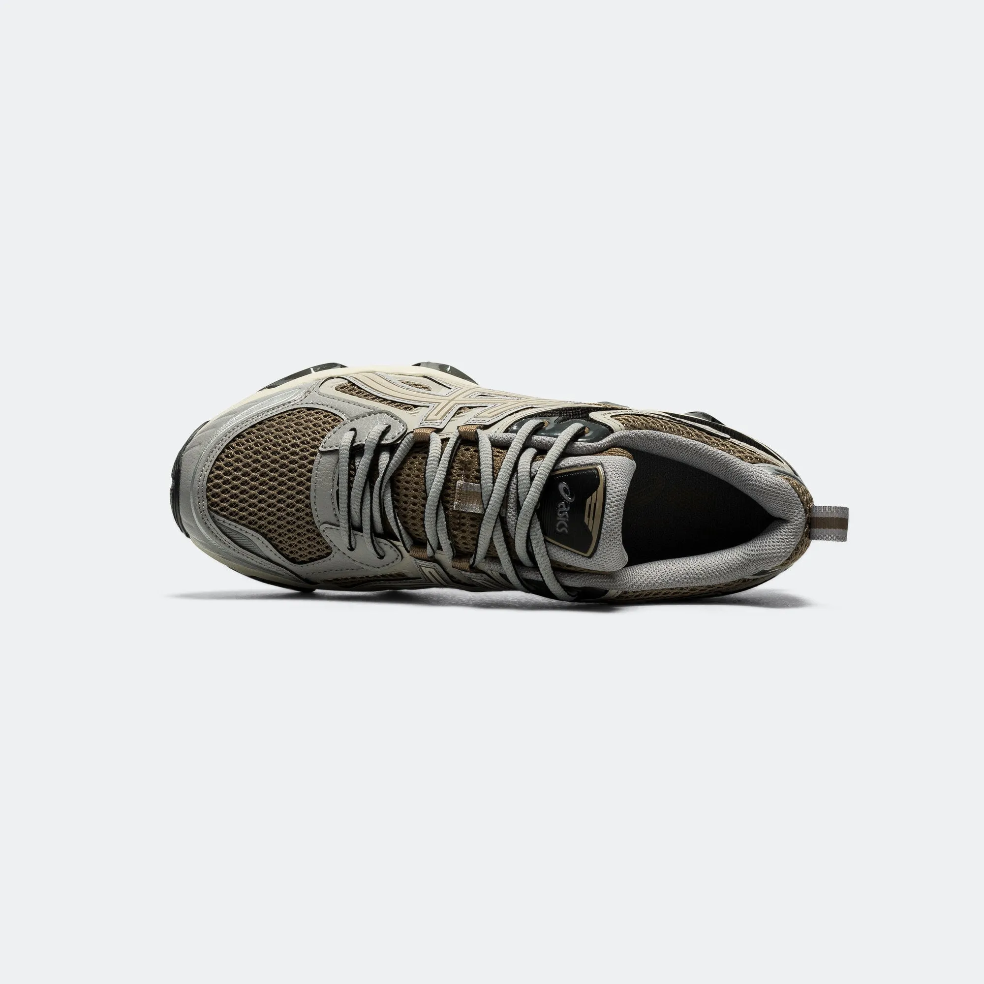 GEL-Quantum Kinetic - Pepper/Cement Grey Quick lacing