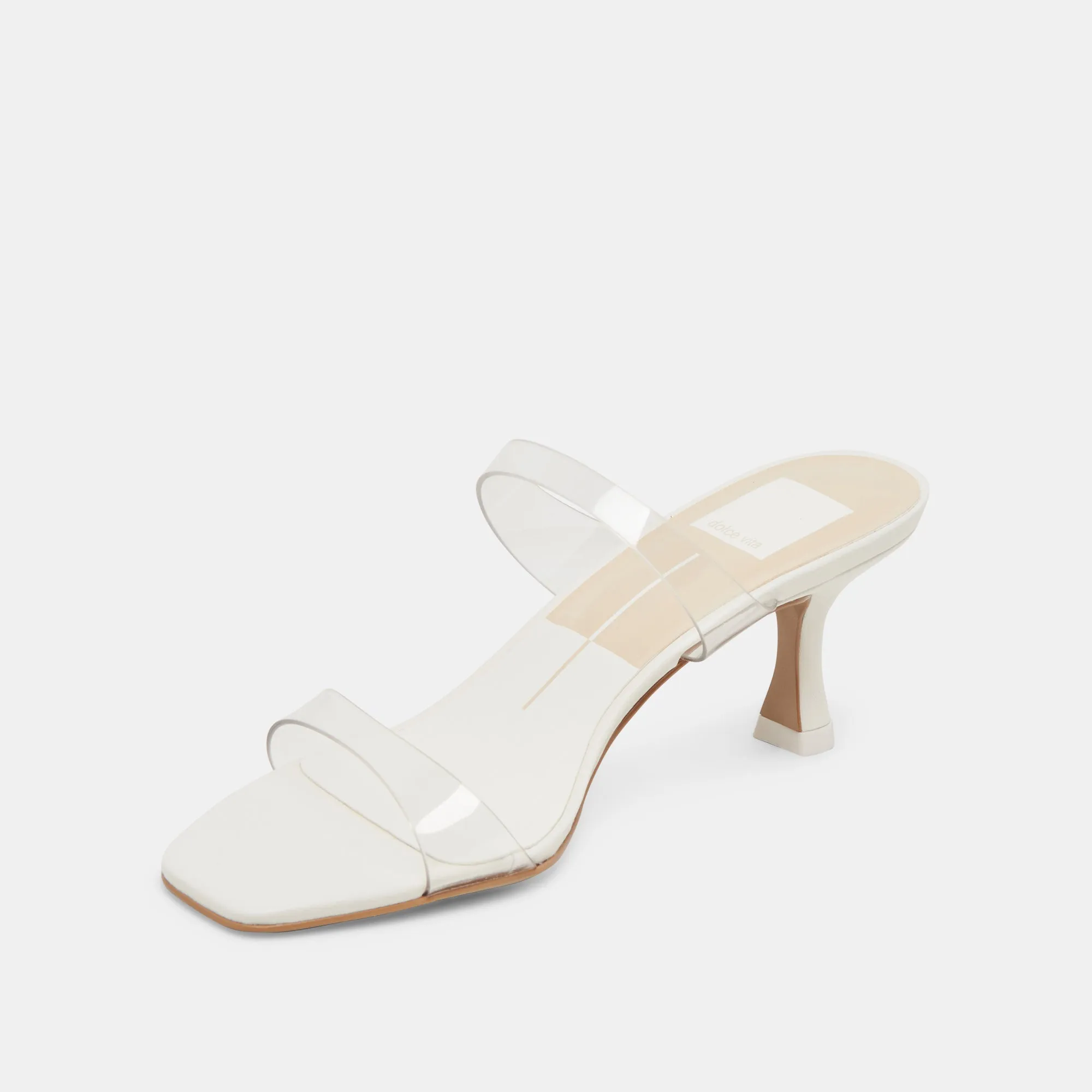 Casual Wedding Heels Classic Heels GENORA HEELS CRYSTAL VINYL