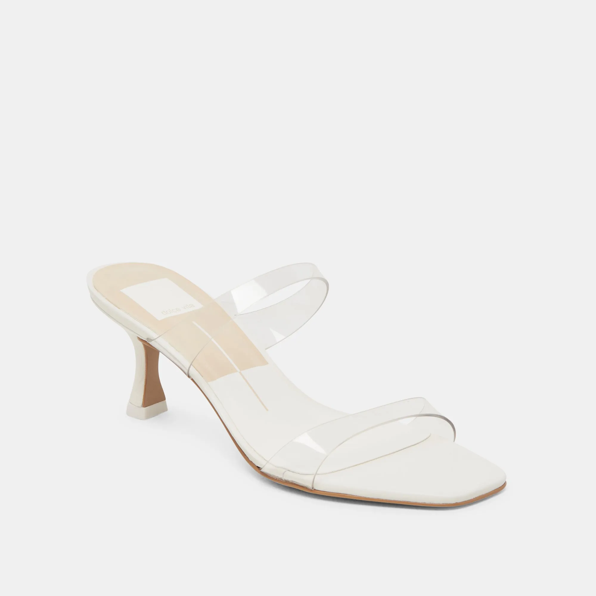 Winter Sandals GENORA WIDE HEELS CRYSTAL VINYL