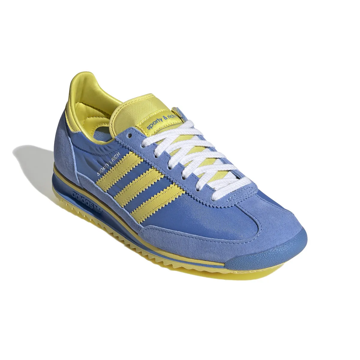   Sporty & Rich SL 72 'Real Blue Light Yellow' Recycled Mesh Upper Padded Tongue