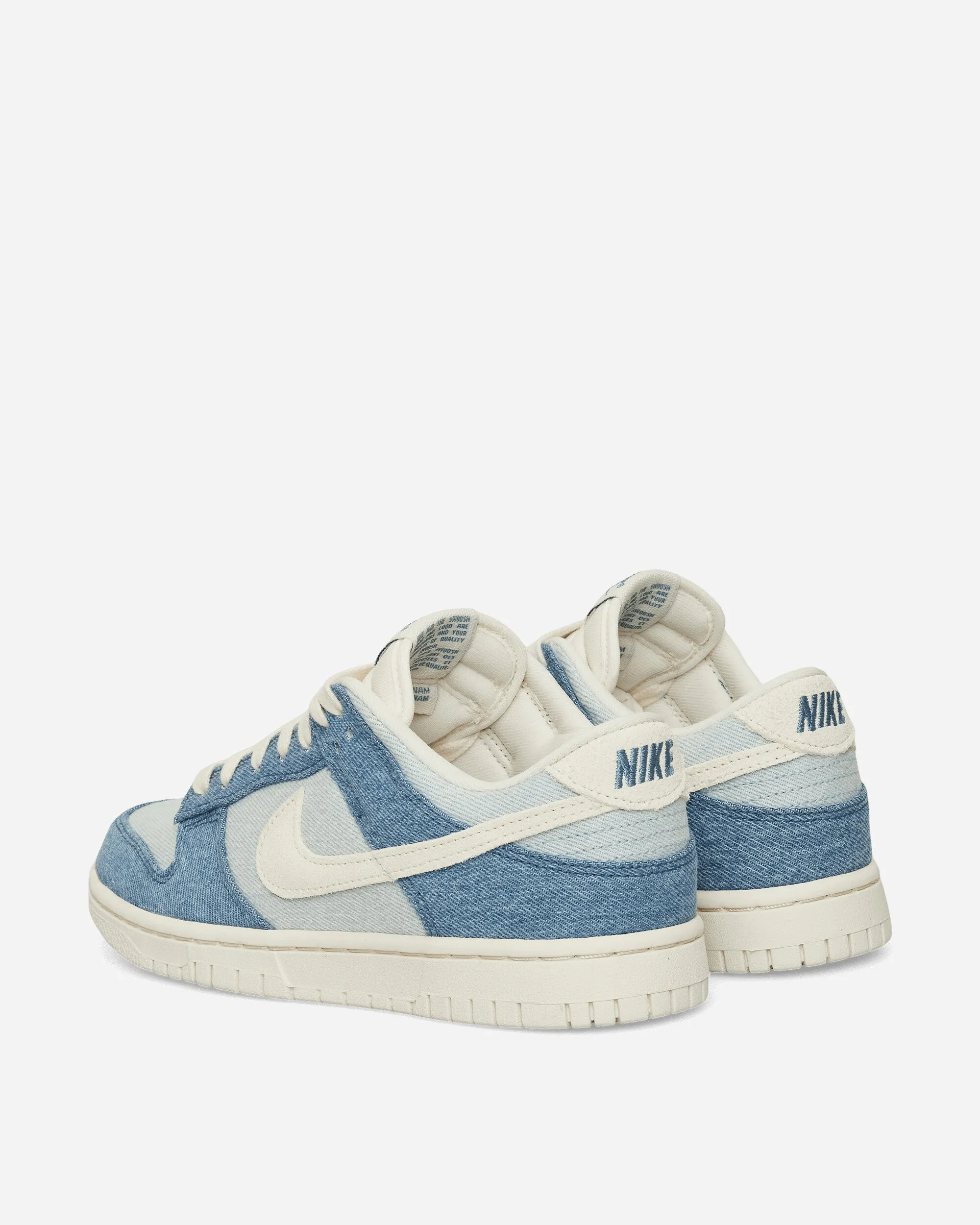 Women's Dunk Low 'Denim' Sneakers Smoky Blue / Denim Turquoise Guide Hike Loose Fit