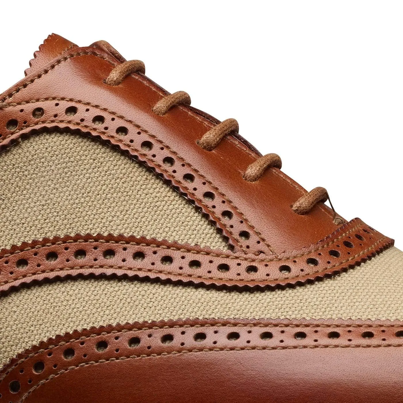 Business Meeting Gerrard 4 Mahogany Calf & Stone Canvas