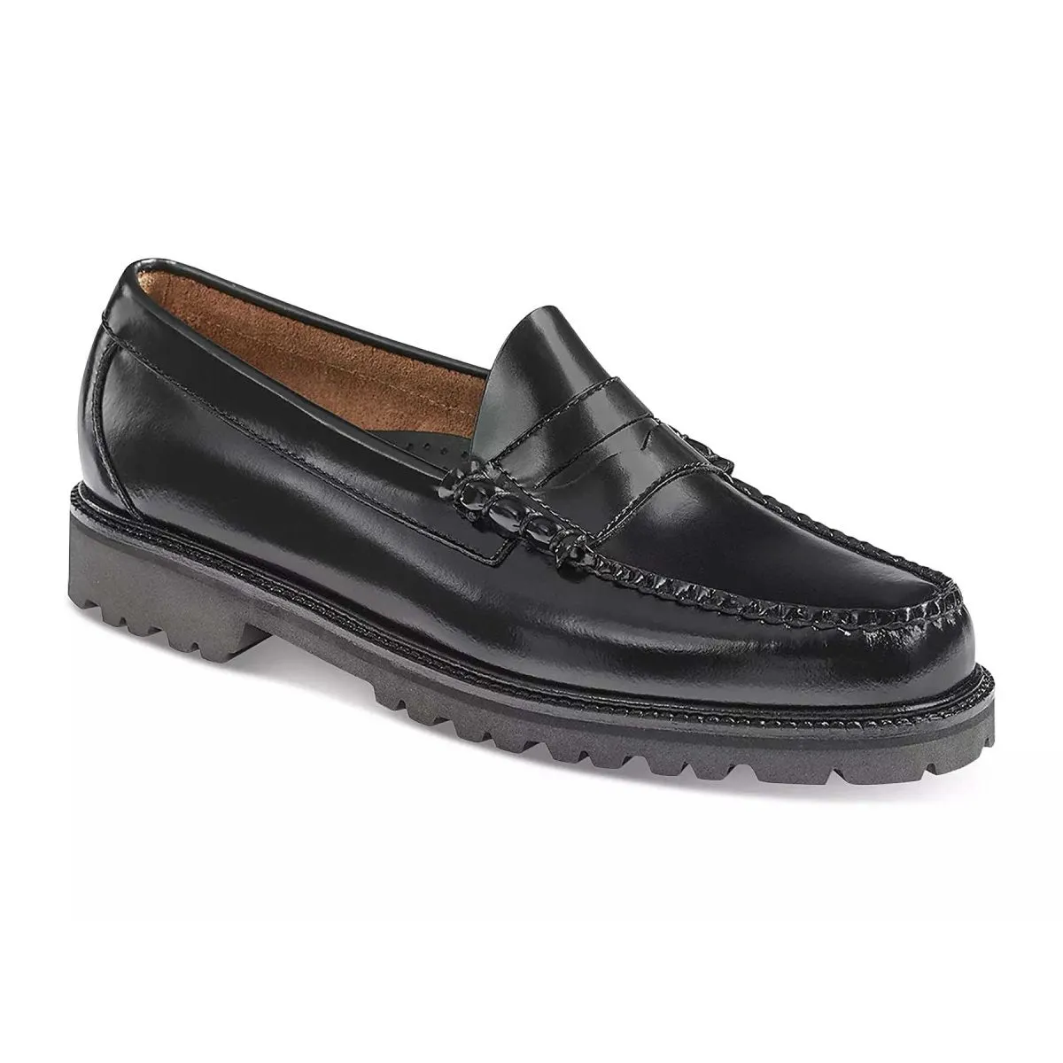 Tidy Lines Foot Control G.H. Bass Men's Larson Lug WeeJun Black