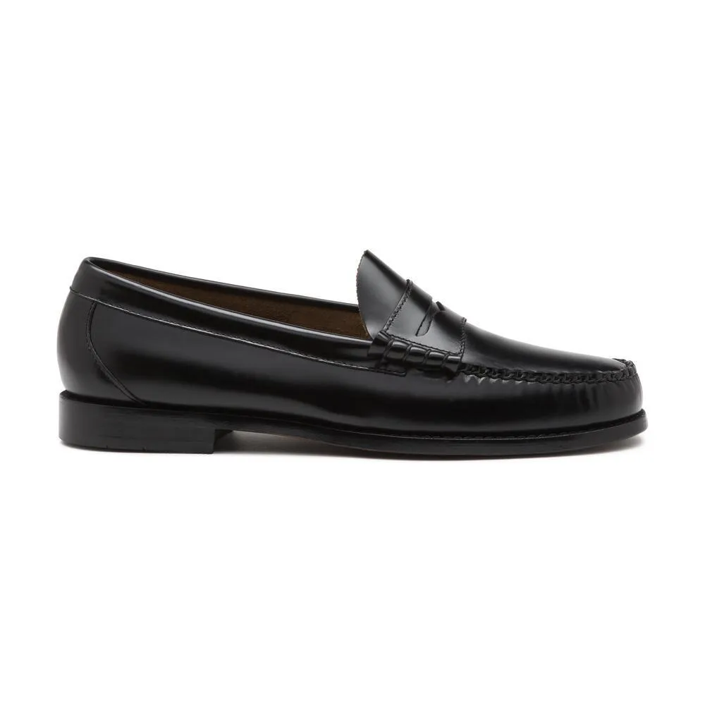 Travel Shoes Walk Style G.H. Bass Men's Larson Weejuns Black Leather