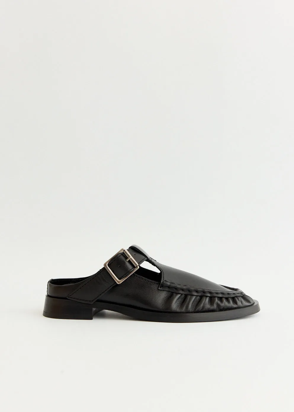 Gianna Buckled Mules Comfy Layers