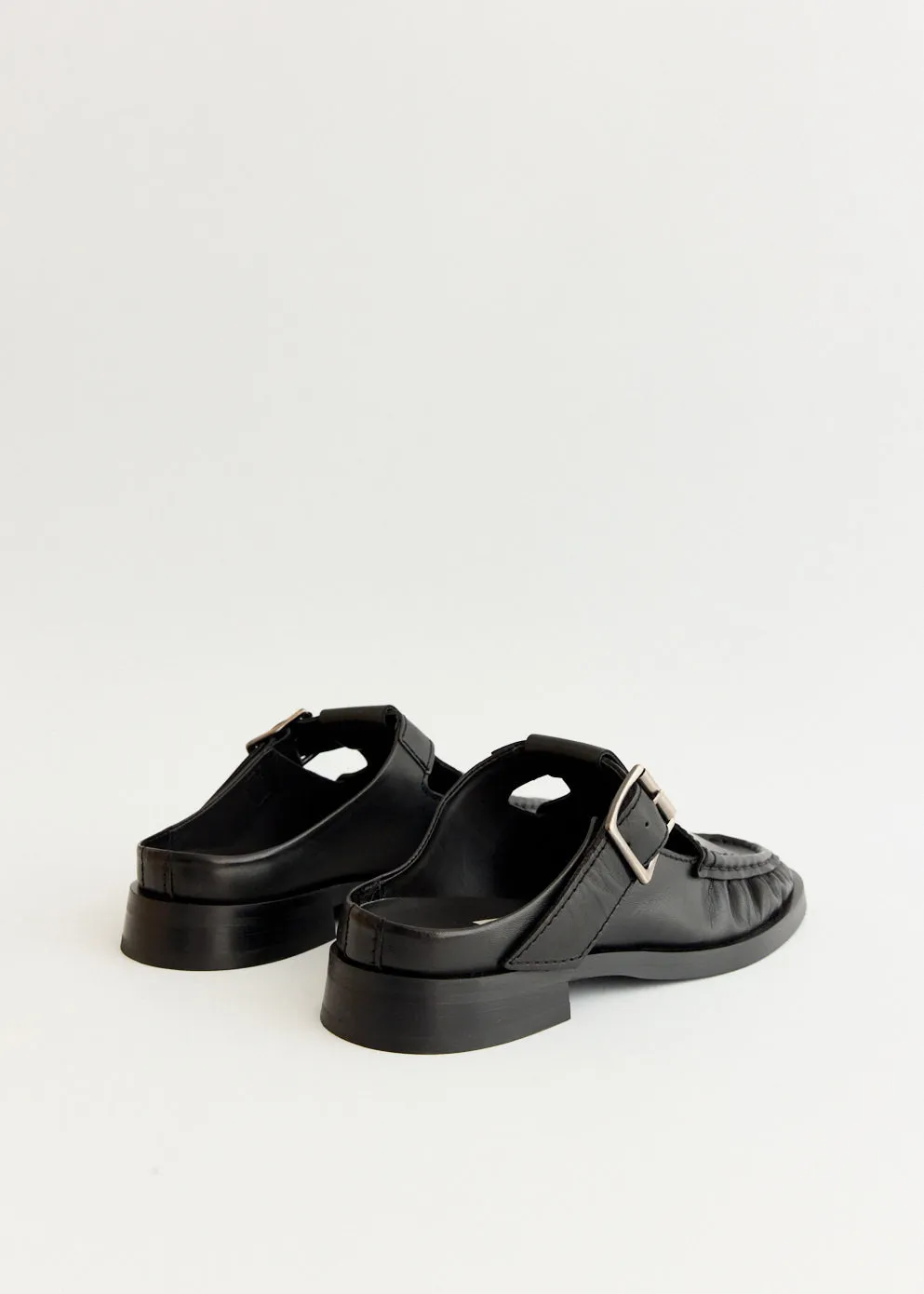 Perfect Fit Parkour Step Gianna Buckled Mules