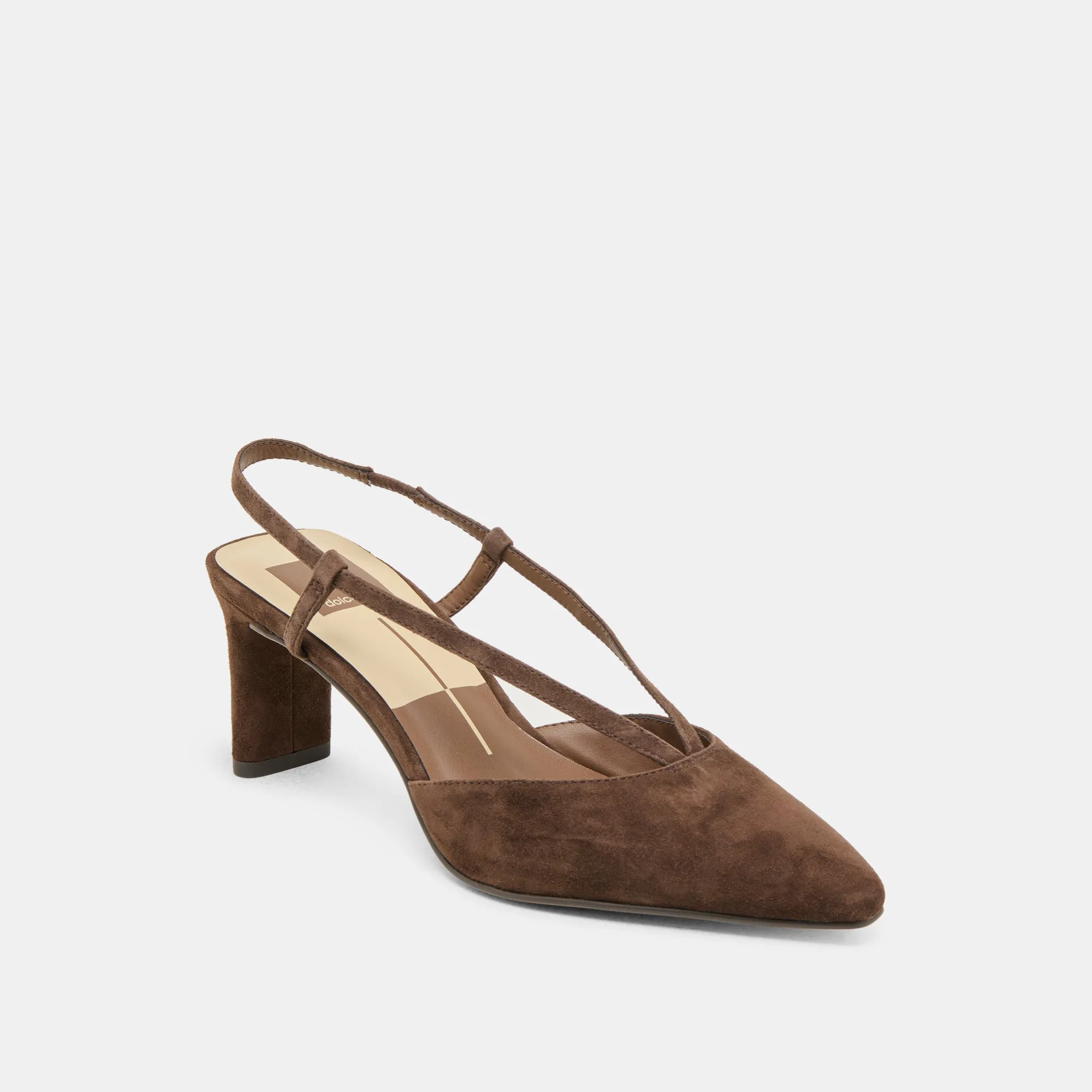 Sophisticated Heels GINAY HEELS DK BROWN SUEDE